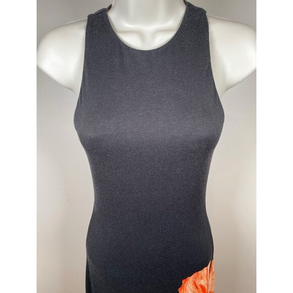 Alice + Olivia Pania Floral Colorblock Maxi Dress in Dream Life Black Size 0 - Picture 4 of 8